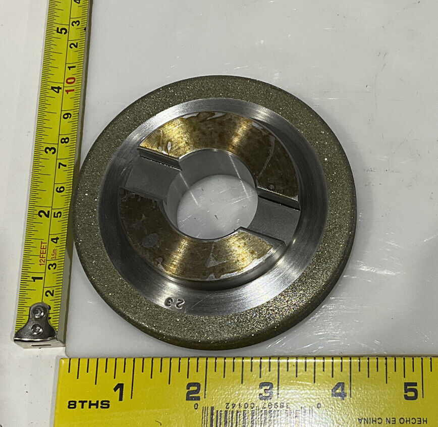 CONTINENTAL DIAMOND TOOL 229400-2 4" DIAMETER 120/140 GRIT GRINDING WHEEL