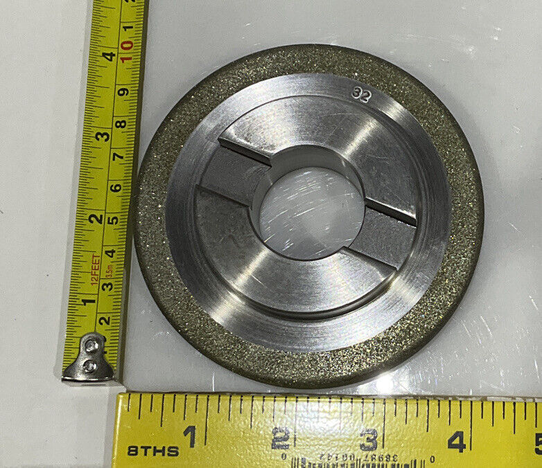 CONTINENTAL DIAMOND TOOL 229400-2 4" DIAMETER 120/140 GRIT GRINDING WHEEL