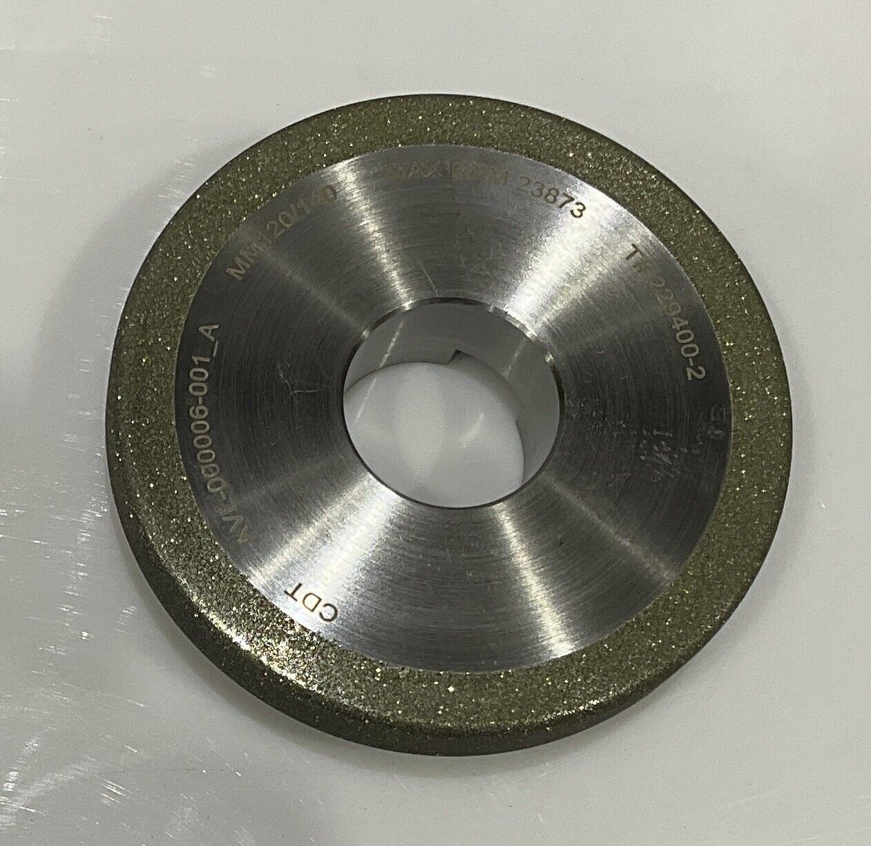 CONTINENTAL DIAMOND TOOL 229400-2 4" DIAMETER 120/140 GRIT GRINDING WHEEL
