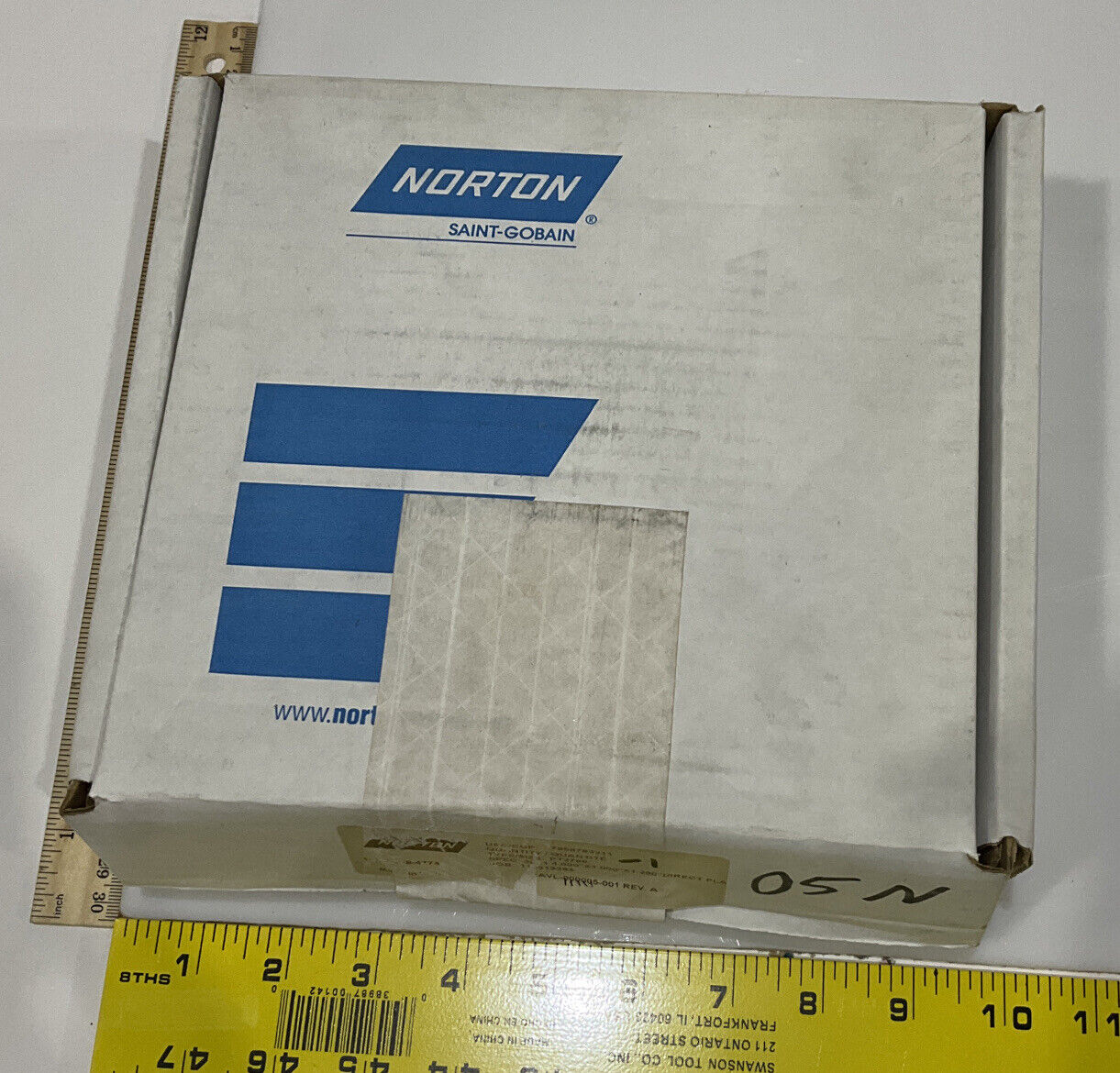 NORTON PT2768 60/80 GRIT 4" DIAMETER X 1.259" BORE DIAMOND GRINDING WHEEL