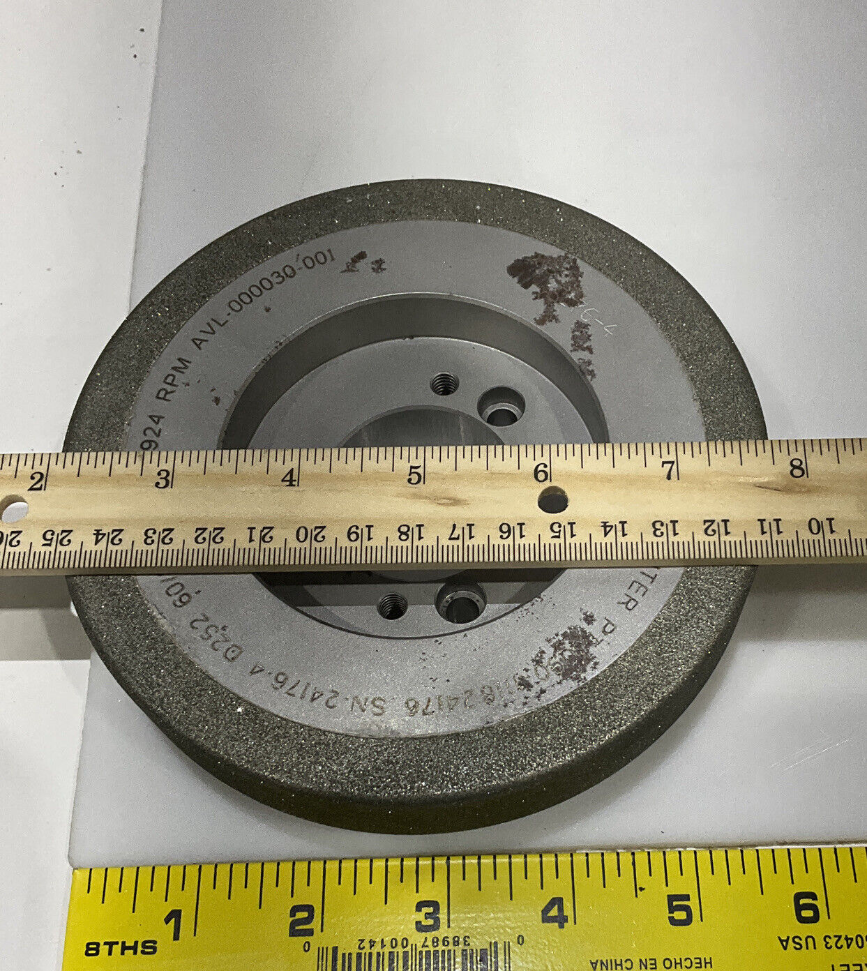 NORTON PT3090 60X80 GRIT 5.798" DIAMETER X 1.654" BORE X 1.425" GRINDING WHEEL