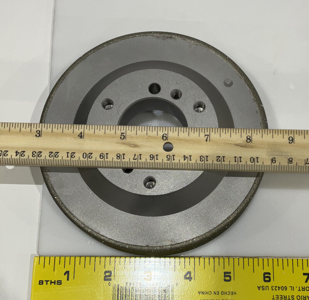 NORTON PT3090 5.795" DIA X 1.653 BORE D252 60/80 GRIT DIAMOND GRINDING WHEEL 678