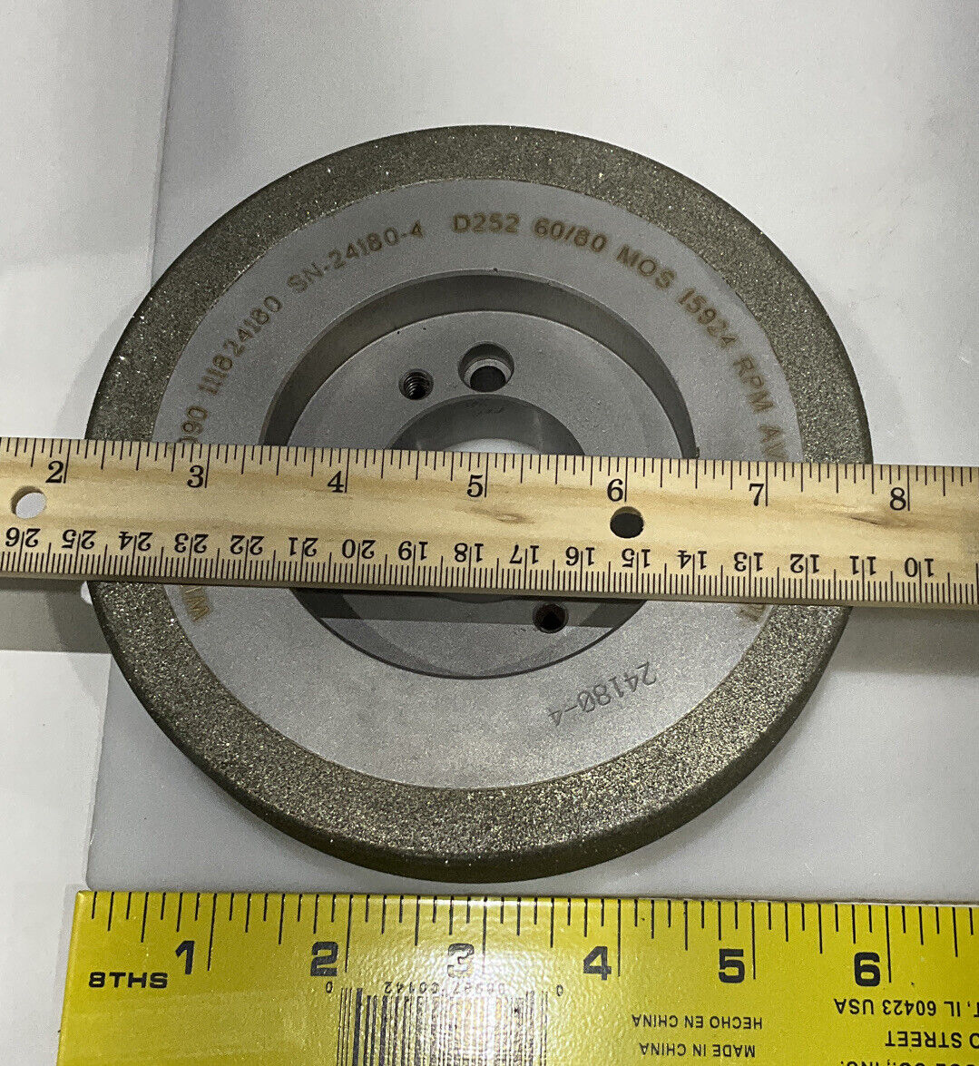 NORTON PT3090 60/80 GRIT 5.795" DIAMETER X 1.653" BORE X 1.425" GRINDING WHEEL
