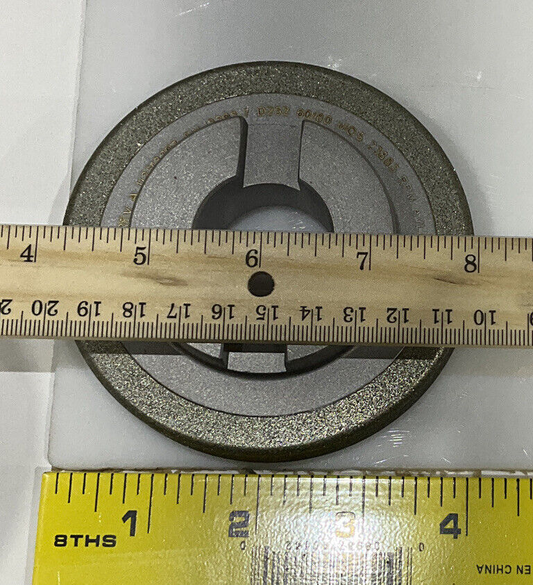 NORTON PT2768 60/80 GRIT 4" DIAMETER X 1.259" BORE DIAMOND GRINDING WHEEL