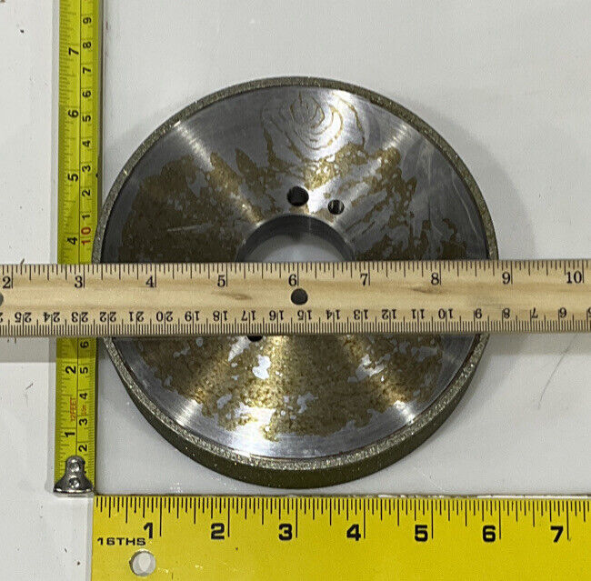 CONTINENTAL DIAMOND TOOL 215087 60/80 GRIT 5.795” DIAMETER GRINDING WHEEL 1.5"