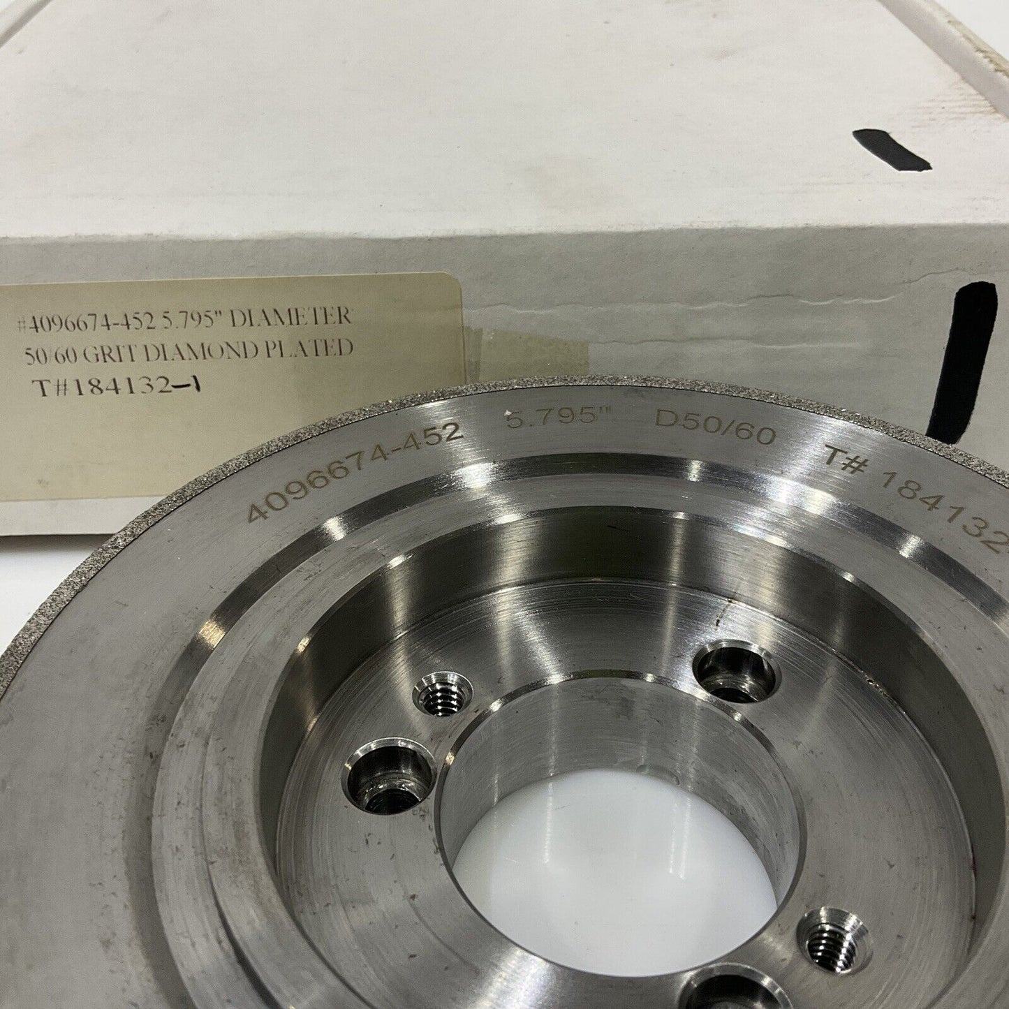 CONTINENTAL DIAMOND TOOL 184132-1 GRIT 120 GRINDING WHEEL 5.79" OD