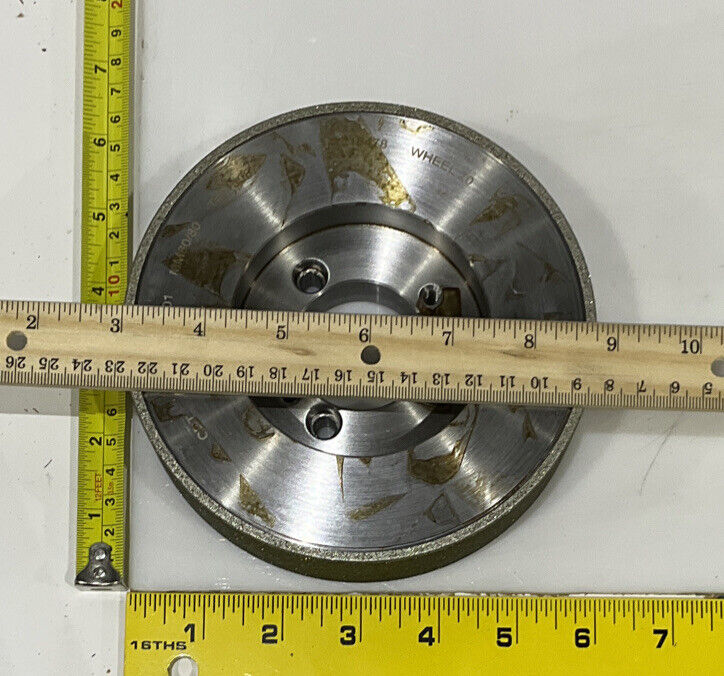 CONTINENTAL DIAMOND TOOL 215087 60/80 GRIT 5.795” DIAMETER GRINDING WHEEL 1.5"
