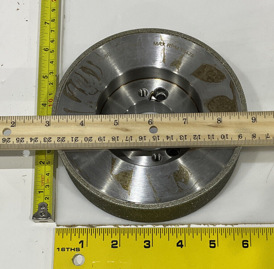 CONTINENTAL DIAMOND TOOL 215087 60/80 GRIT 5.795” DIAMETER GRINDING WHEEL 1.5"