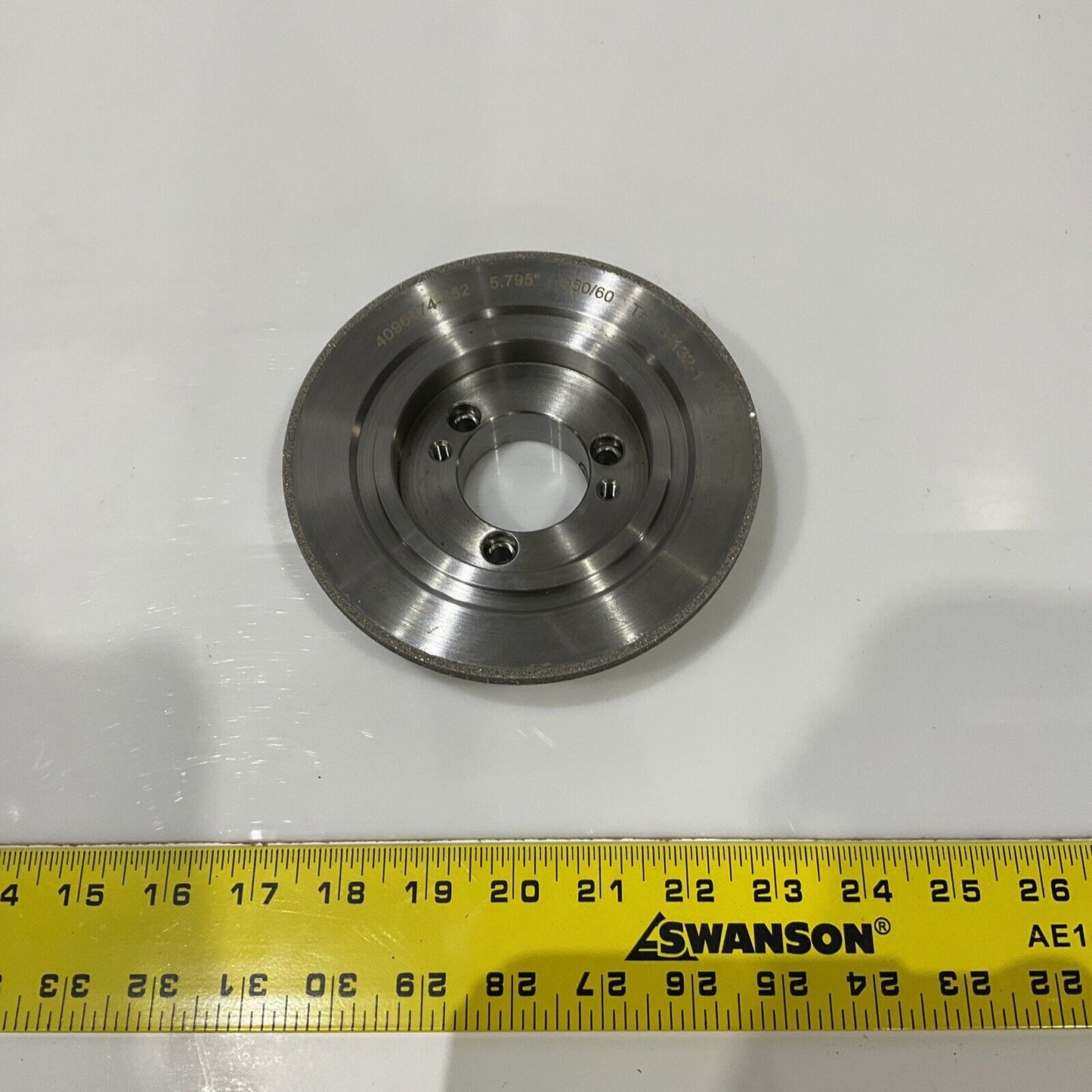 CONTINENTAL DIAMOND TOOL 184132-1 5.79" OD GRIT 120 GRINDING WHEEL