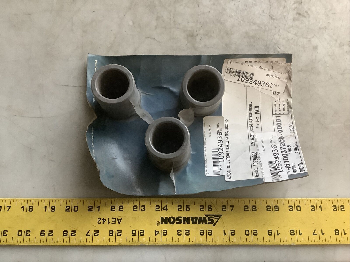 WEIR 3222-F/5 BUSHING 678 - QTY 3