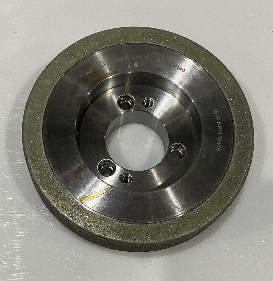 CONTINENTAL DIAMOND TOOL 227386-1 GRINDING WHEEL 5.79" OD 120/140 GRIT
