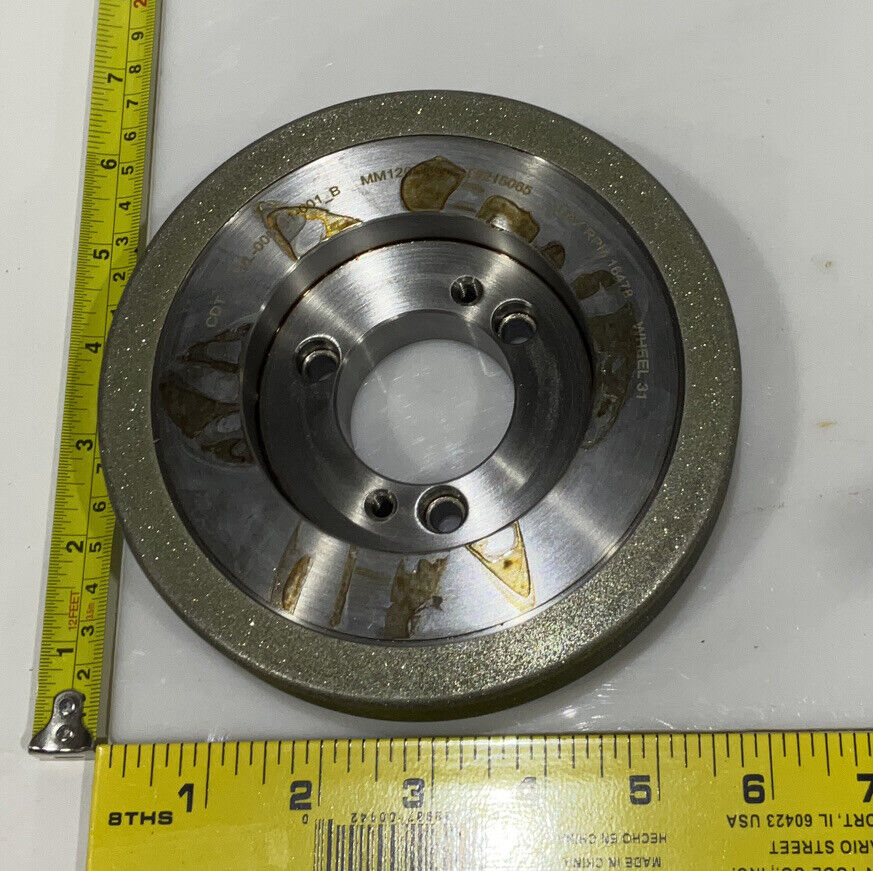 CONTINENTAL DIAMOND TOOL 215065 GRINDING WHEEL 5.79" OD 120/140 GRIT