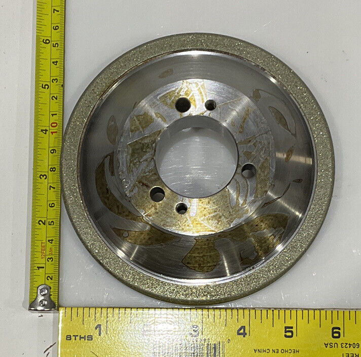 CONTINENTAL DIAMOND TOOL 230400 GRINDING WHEEL 5.79" OD 120/140 GRIT