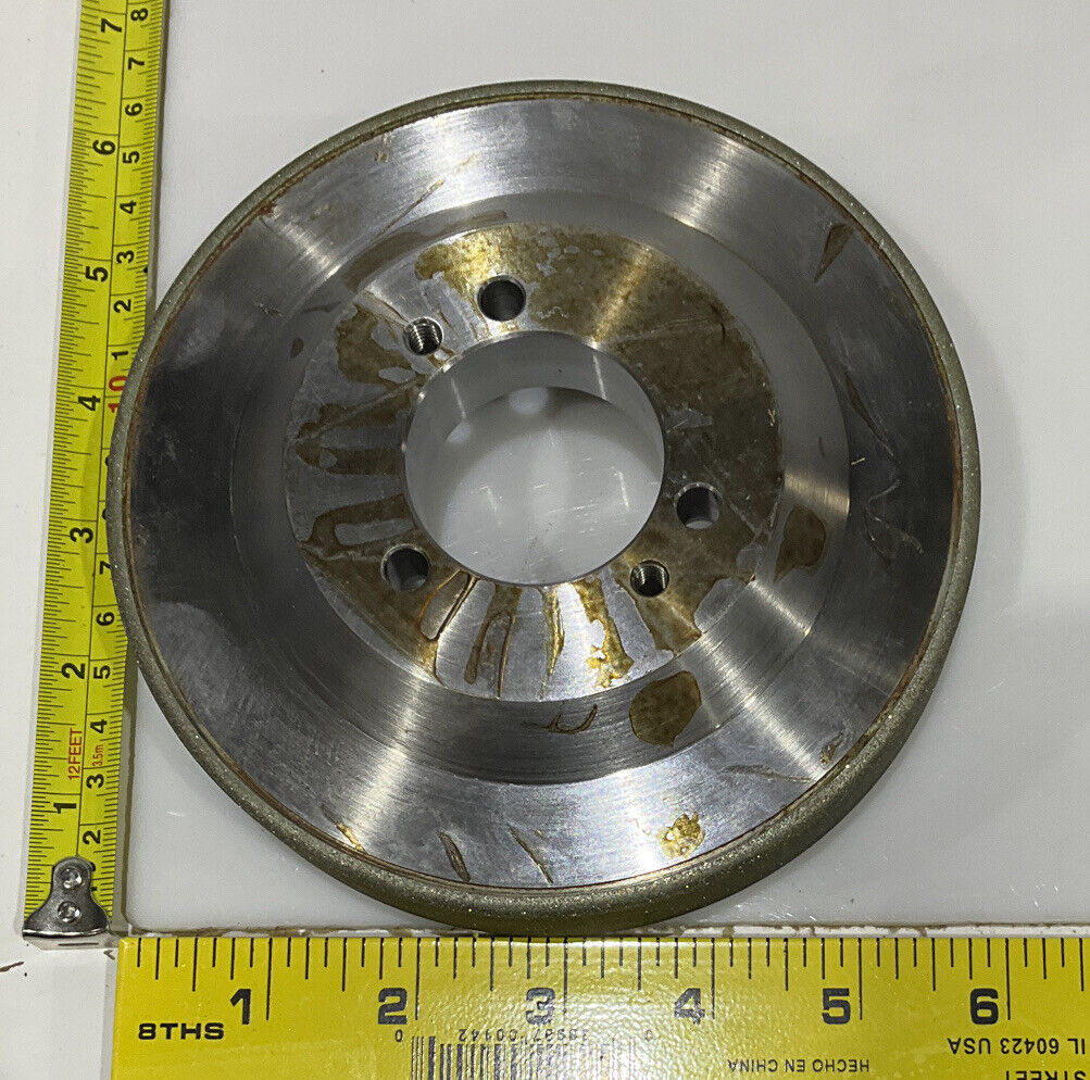CONTINENTAL DIAMOND TOOL 227386-1 GRINDING WHEEL 5.79" OD 120/140 GRIT