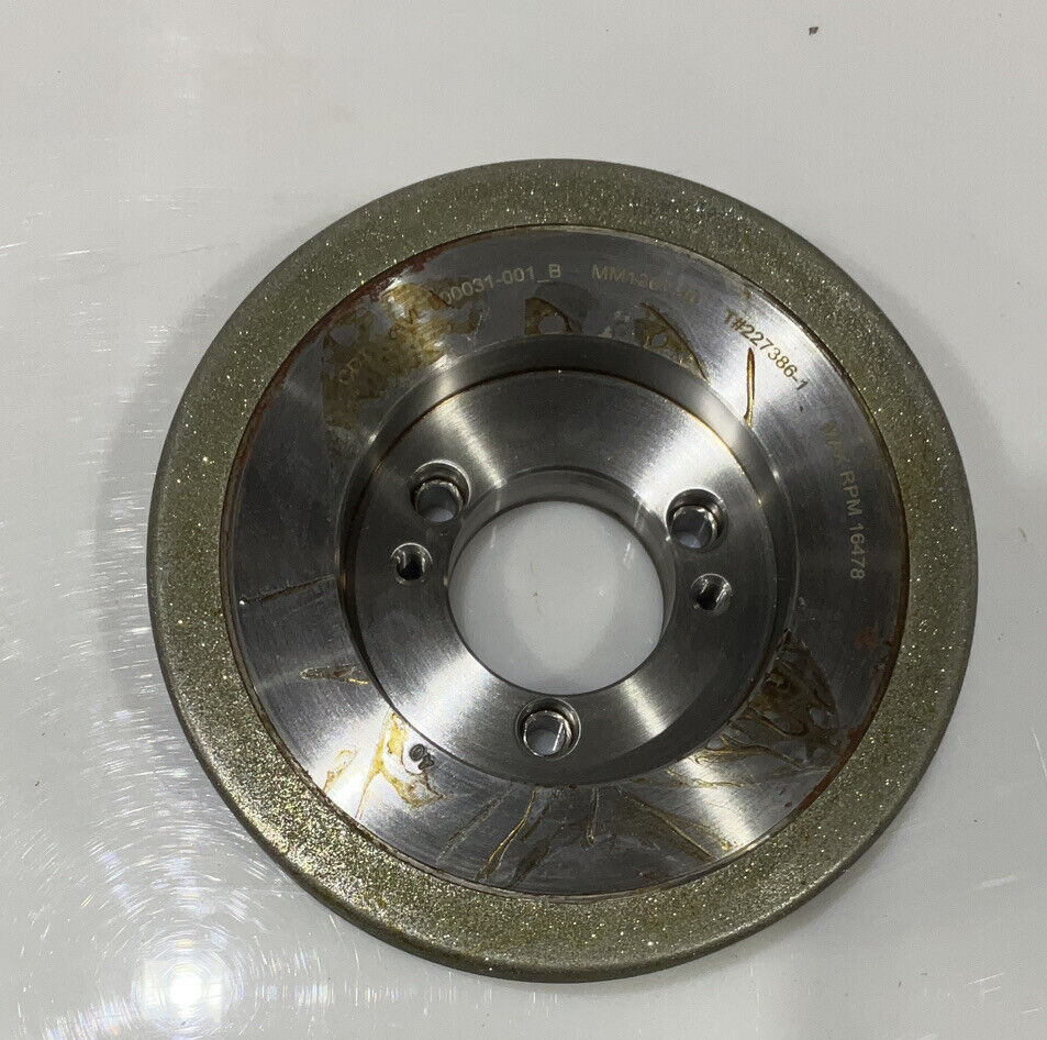 CONTINENTAL DIAMOND TOOL 227386-1 GRINDING WHEEL 5.79" OD 120/140 GRIT