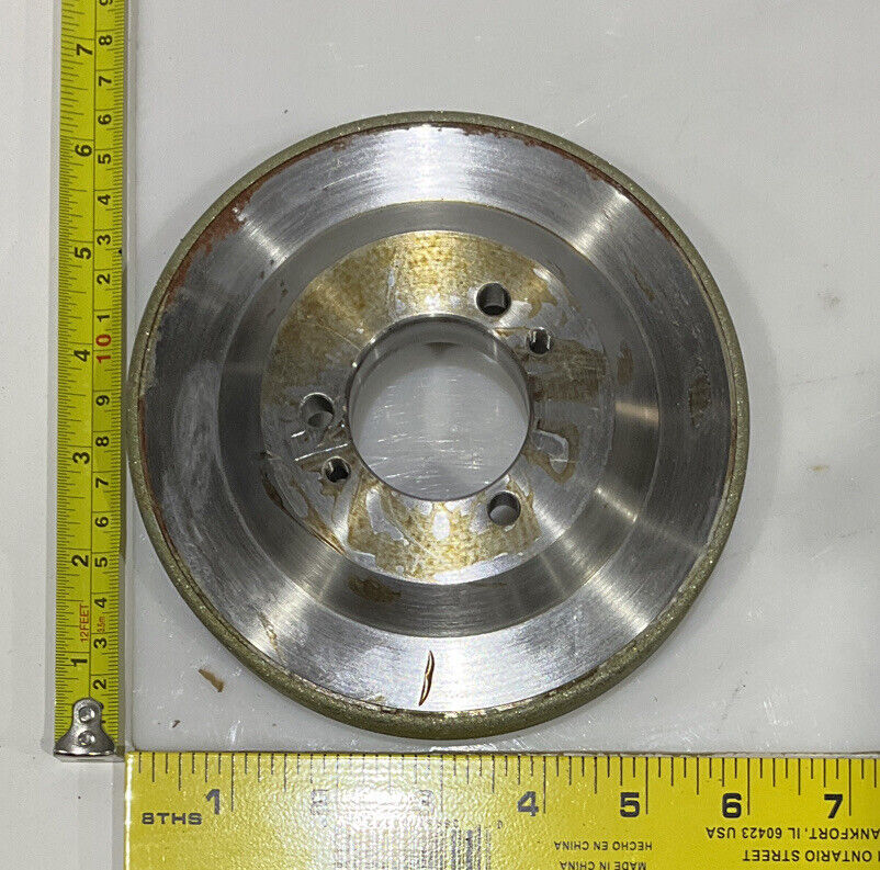 CONTINENTAL DIAMOND TOOL 227386-1 GRINDING WHEEL 5.79" OD 120/140 GRIT