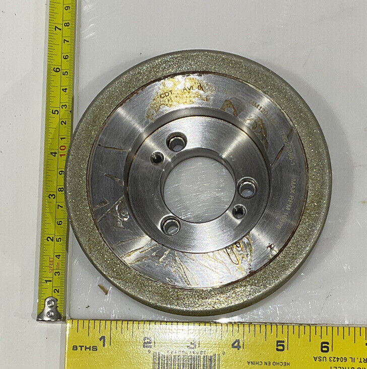 CONTINENTAL DIAMOND TOOL 227386-1 GRINDING WHEEL 5.79" OD 120/140 GRIT