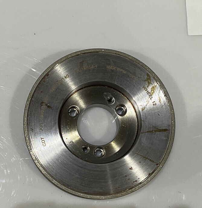 CONTINENTAL DIAMOND TOOL 214554-1 GRINDING WHEEL 5.79" OD 120/140 GRIT 1.5"