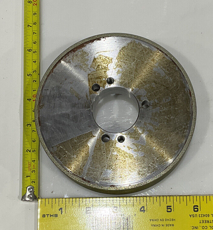 CONTINENTAL DIAMOND TOOL 214554-1 GRINDING WHEEL 5.79" OD 120/140 GRIT 1.5"
