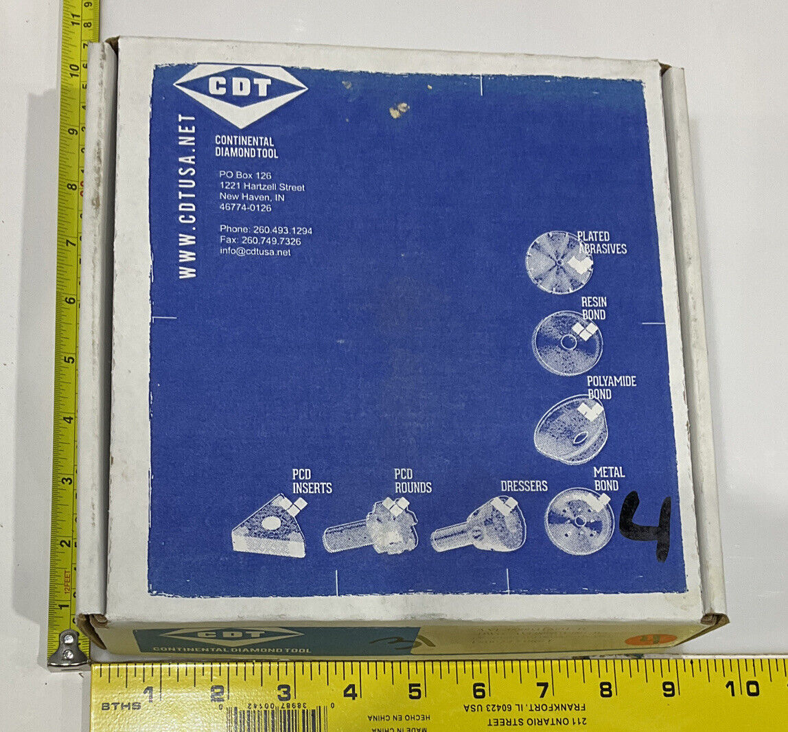CONTINENTAL DIAMOND TOOL 227386-1 GRINDING WHEEL 5.79" OD 120/140 GRIT