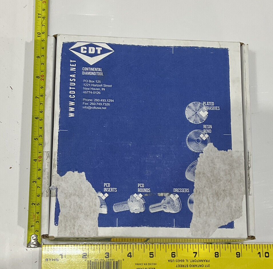 CONTINENTAL DIAMOND TOOL 233712 GRINDING WHEEL 5.79" OD 60/80 GRIT