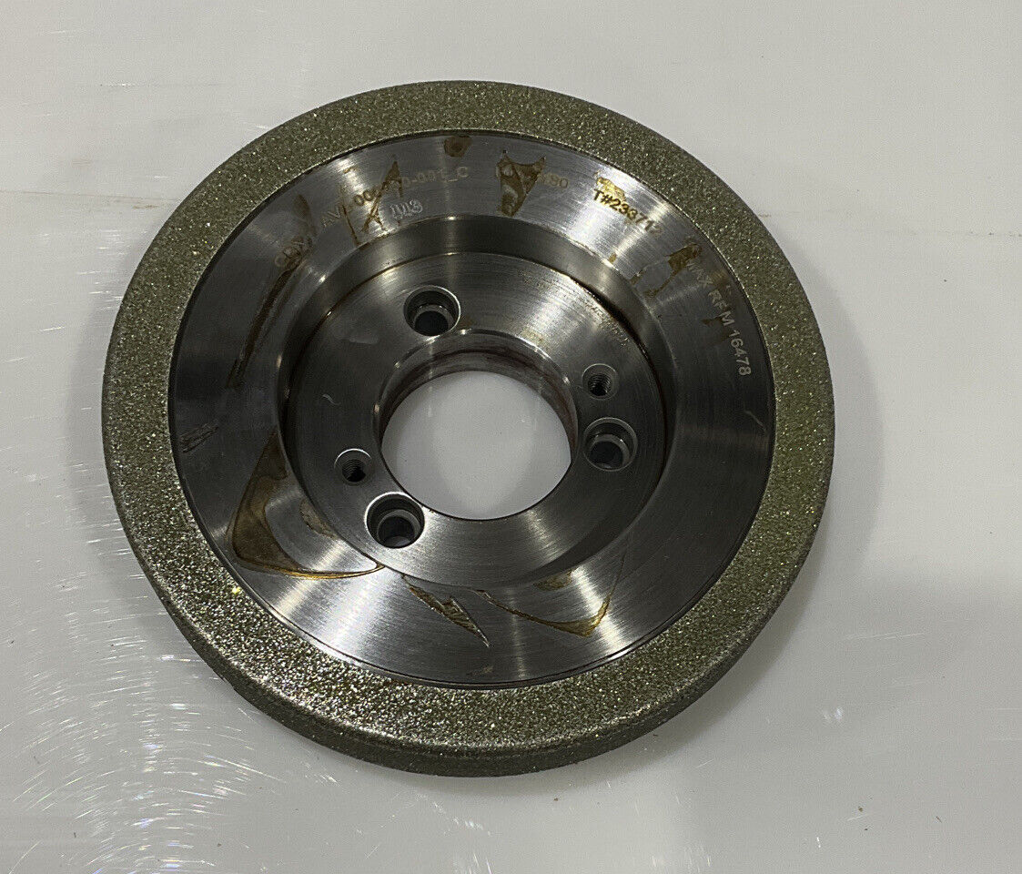 CONTINENTAL DIAMOND TOOL 233712 GRINDING WHEEL 5.79" OD 60/80 GRIT
