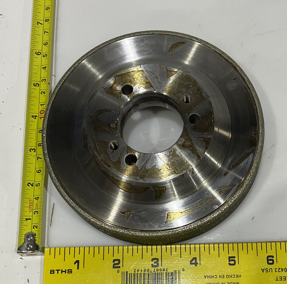 CONTINENTAL DIAMOND TOOL 233712 GRINDING WHEEL 5.79" OD 60/80 GRIT