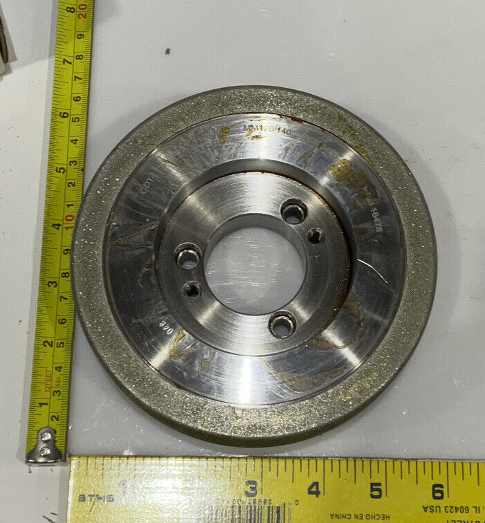 CONTINENTAL DIAMOND TOOL 230406 GRINDING WHEEL 5.79" OD 120/140 GRIT