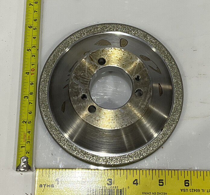 CONTINENTAL DIAMOND TOOL 231969 GRINDING WHEEL 5.79" OD 60/80 GRIT
