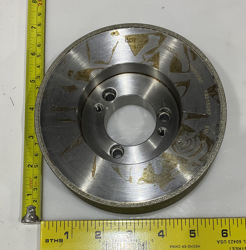 CONTINENTAL DIAMOND TOOL 215087 5.79" OD 1.5" 60/80 GRIT GRINDING WHEEL