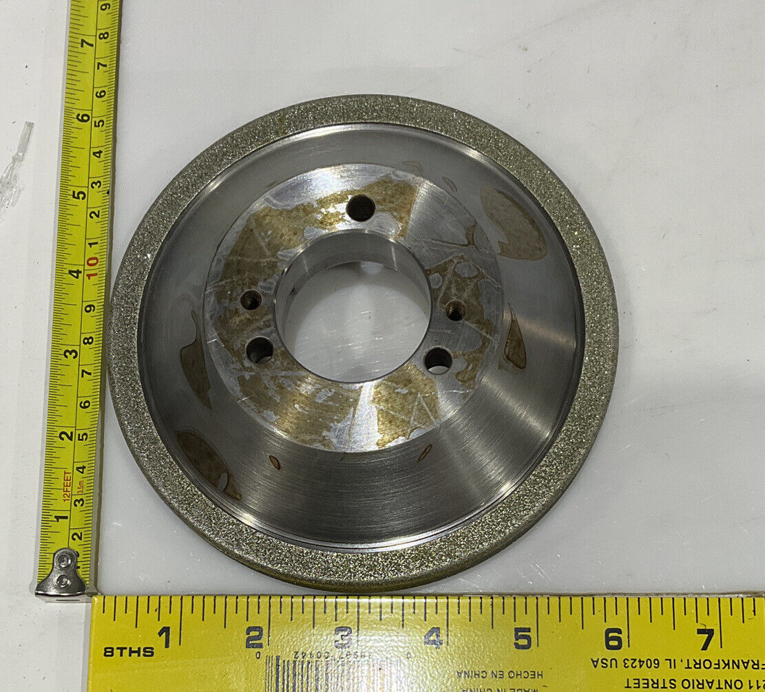 CONTINENTAL DIAMOND TOOL 218857 5.797" OD 60/80 GRIT GRINDING WHEEL