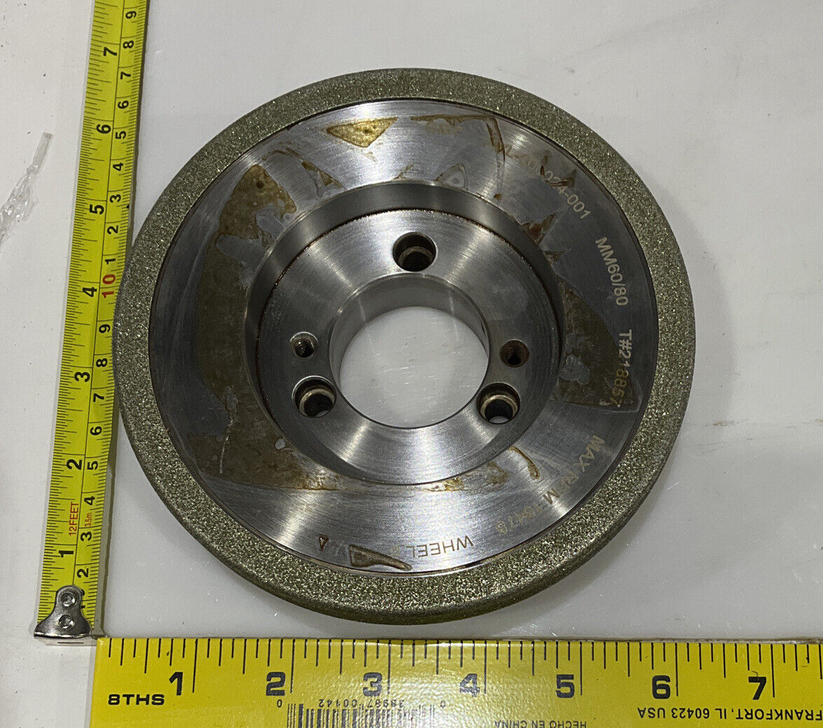 CONTINENTAL DIAMOND TOOL 218857 5.797" OD 60/80 GRIT GRINDING WHEEL