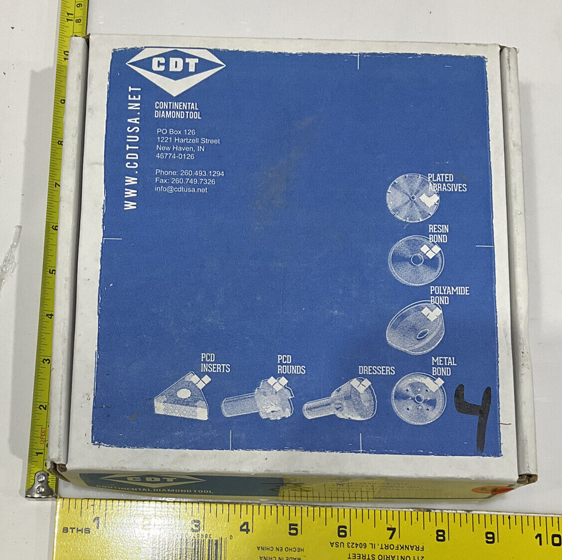 CONTINENTAL DIAMOND TOOL 218857 5.797" OD 60/80 GRIT GRINDING WHEEL