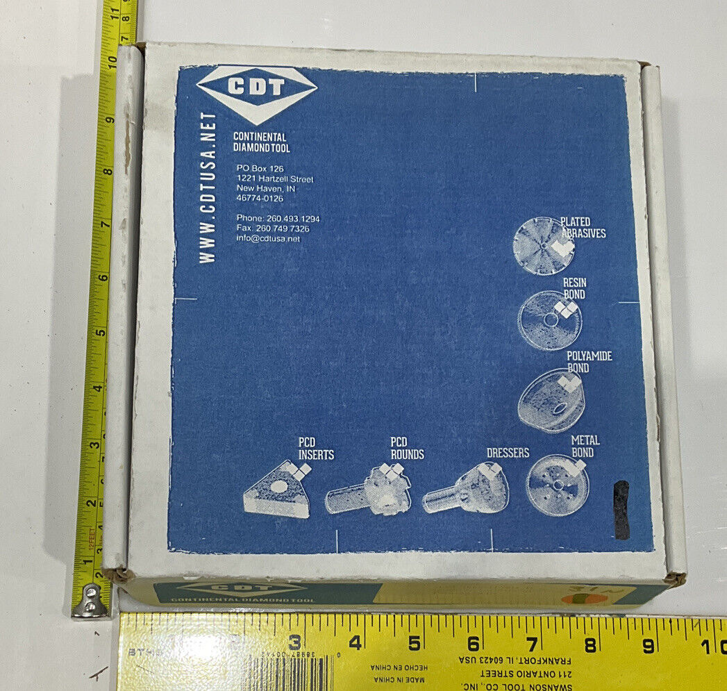 CONTINENTAL DIAMOND TOOL 227840 5.795" OD 120/140 GRIT GRINDING WHEEL 687