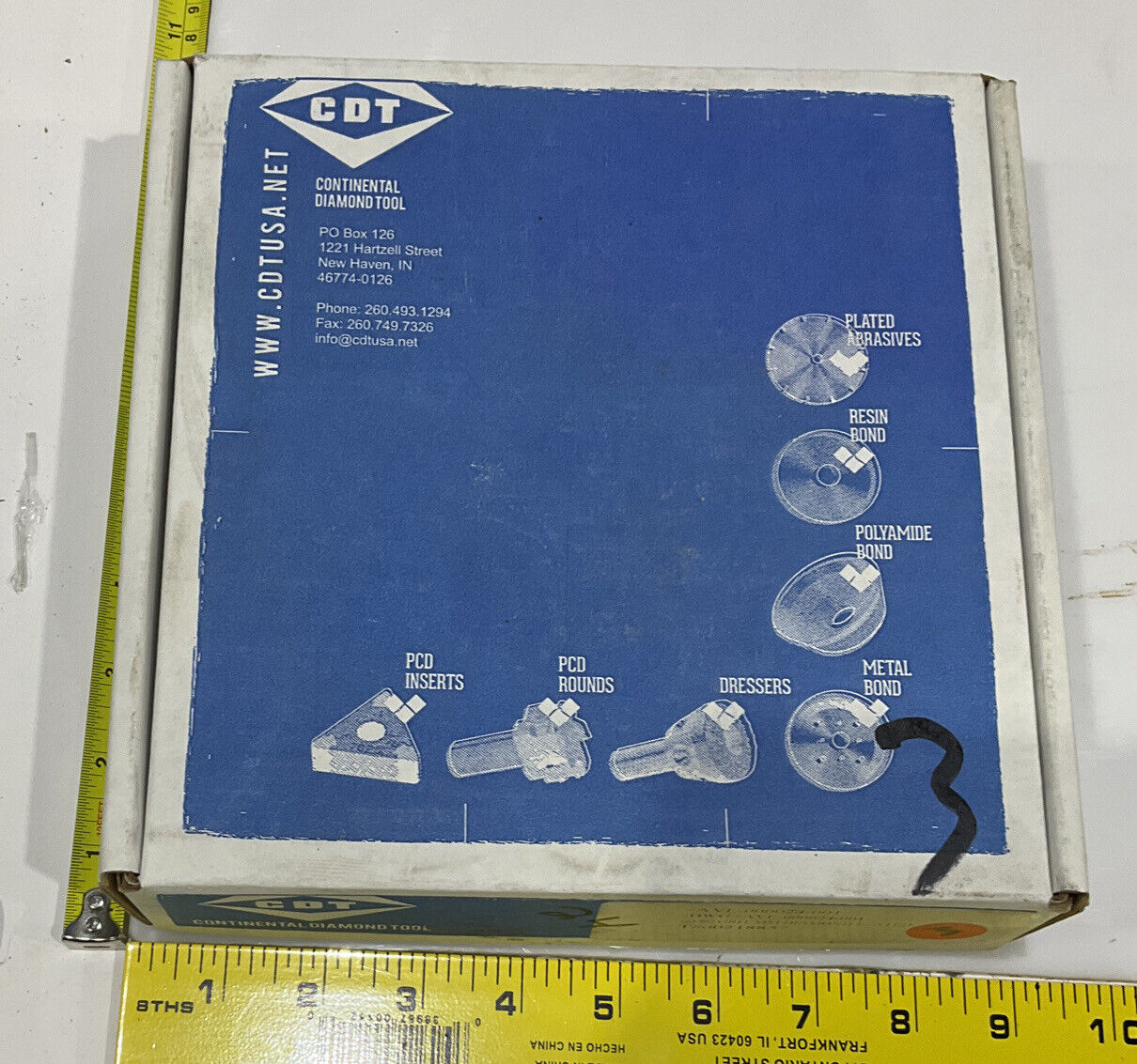CONTINENTAL DIAMOND TOOL 5.79" OD 60/80 GRIT 218857 GRINDING WHEEL 687