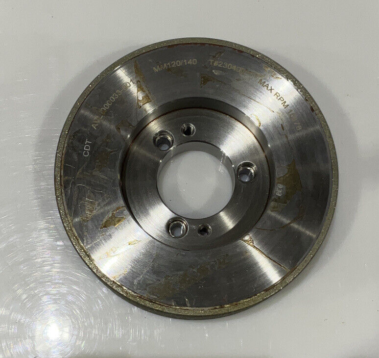 CONTINENTAL DIAMOND TOOL 230408 5.79" OD 1.5" 120/140 GRIT GRINDING WHEEL