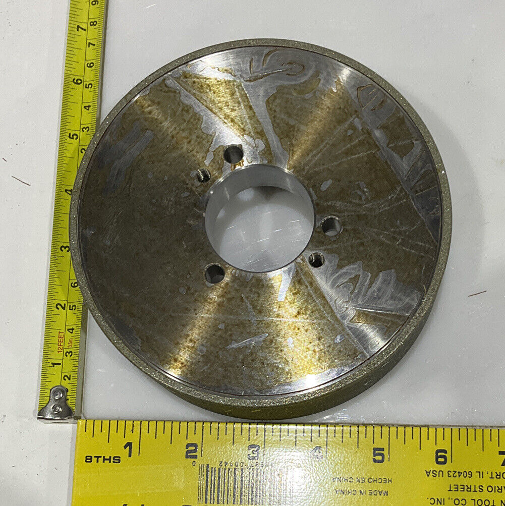 CONTINENTAL DIAMOND TOOL 218856-1 5.796" OD 1.5" 120/140 GRIT GRINDING WHEEL
