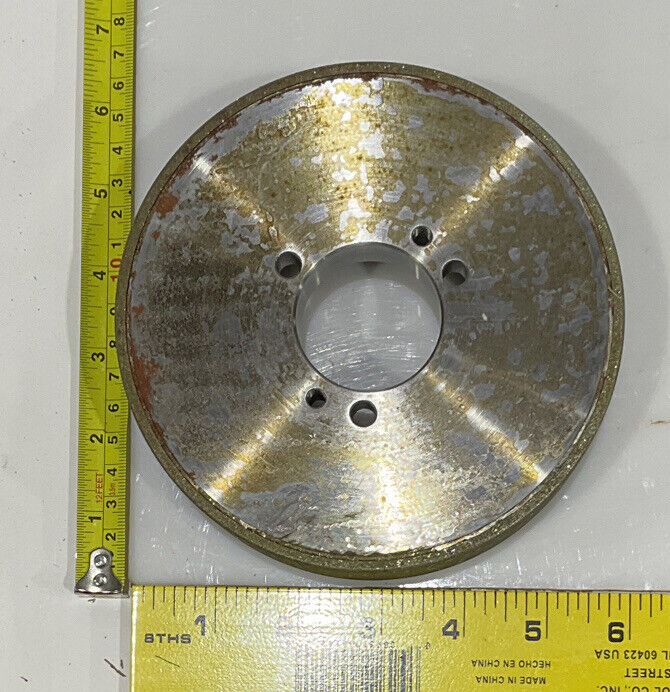 CONTINENTAL DIAMOND TOOL 230408 5.79" OD 1.5" 120/140 GRIT GRINDING WHEEL