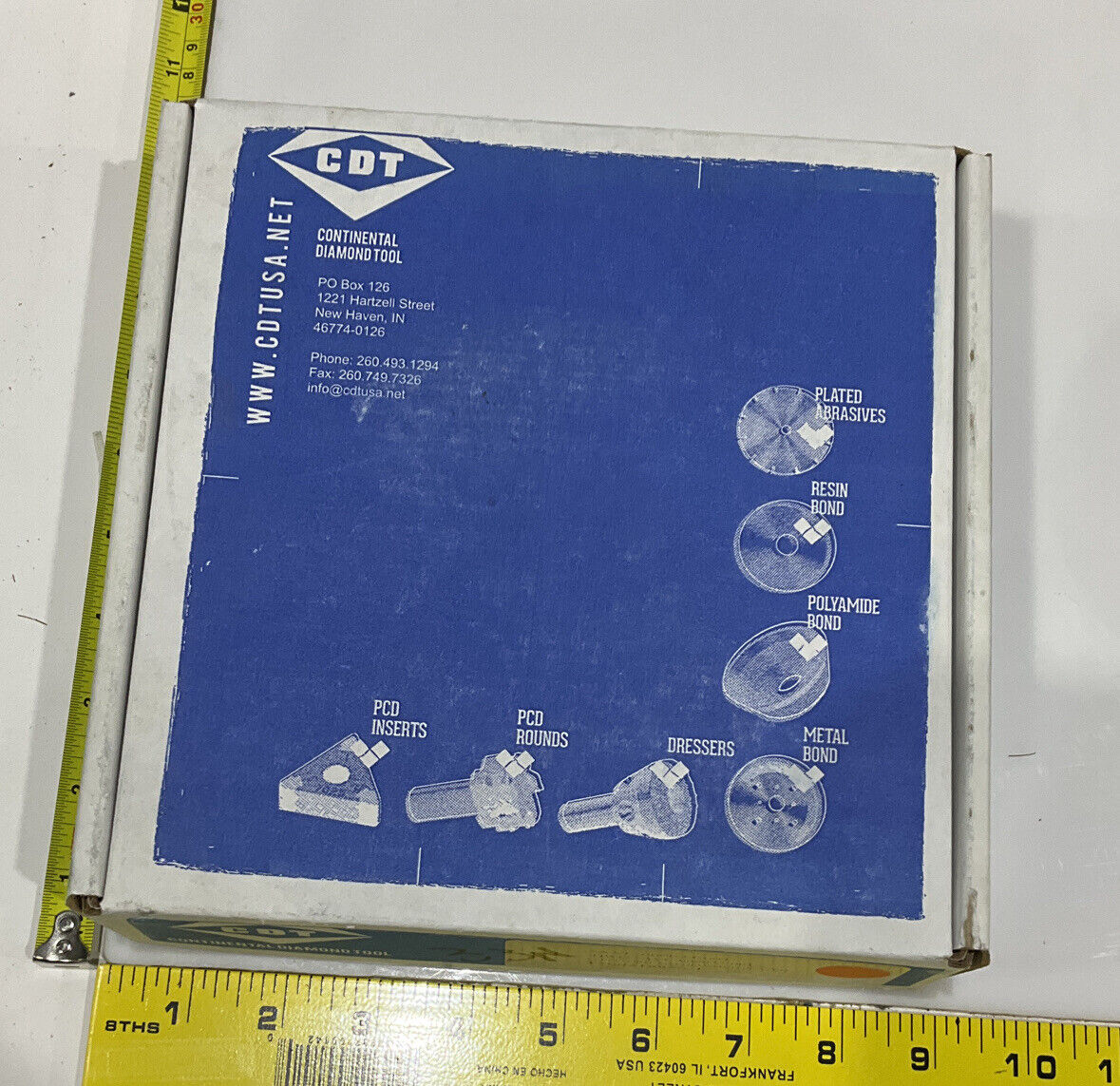 CONTINENTAL DIAMOND TOOL 218856-1 5.796" OD 1.5" 120/140 GRIT GRINDING WHEEL