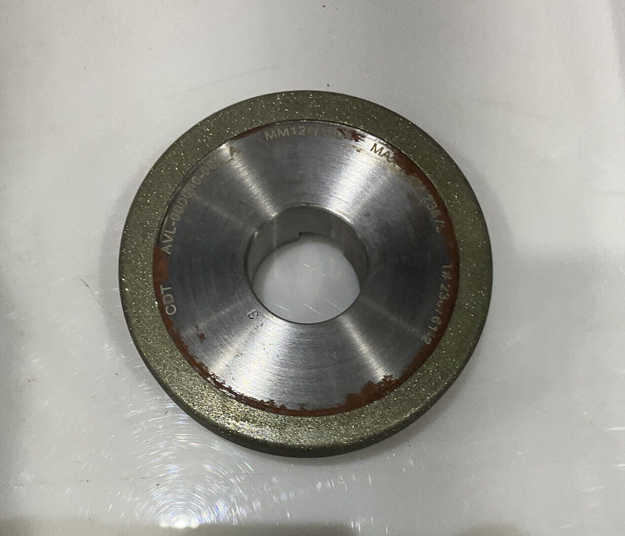 CONTINENTAL DIAMOND TOOL REPLATE 4" OD 120/140 GRIT 238761-2 GRINDING WHEEL 678