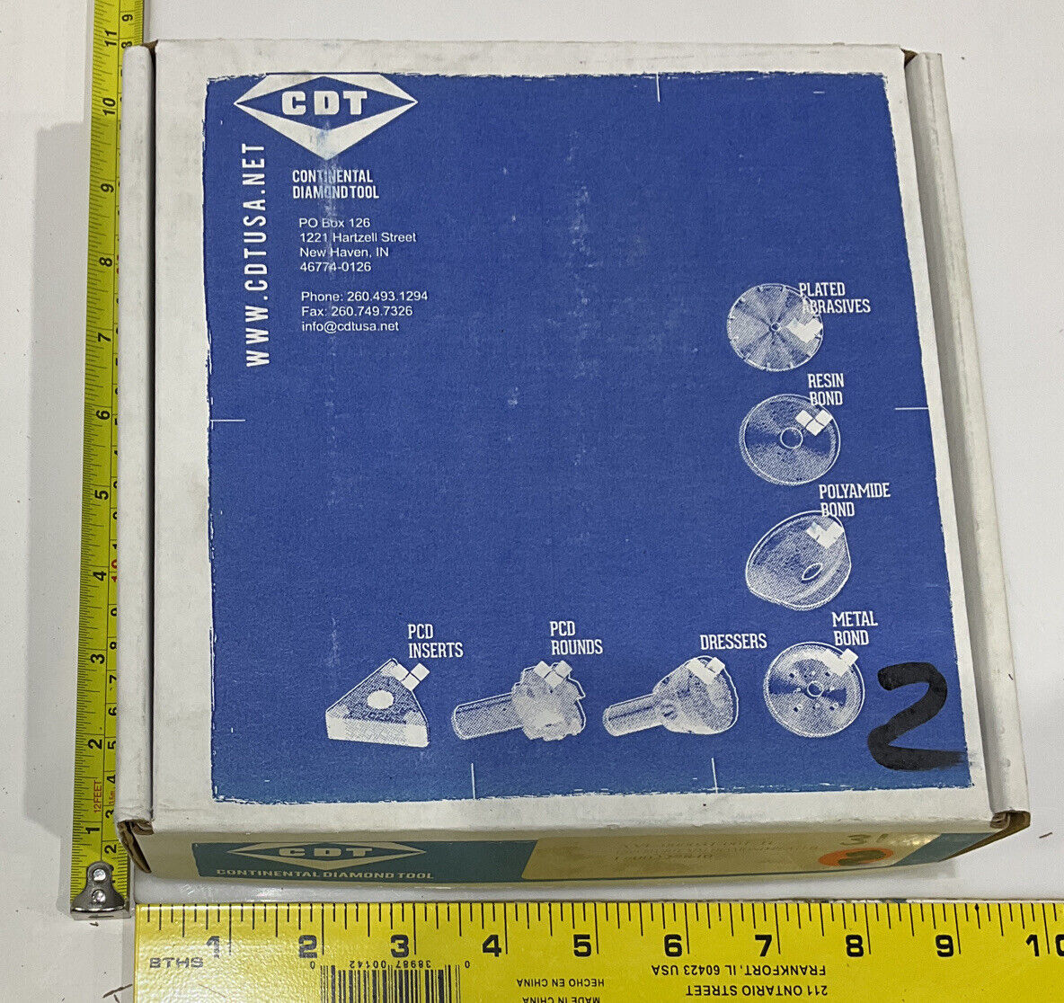 CONTINENTAL DIAMOND TOOL 5.795" OD 120/140 GRIT 227840 GRINDING WHEEL 687