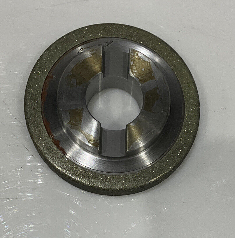 CONTINENTAL DIAMOND TOOL REPLATE 120/140 GRIT 4" OD 2389223-2 GRINDING WHEEL 678