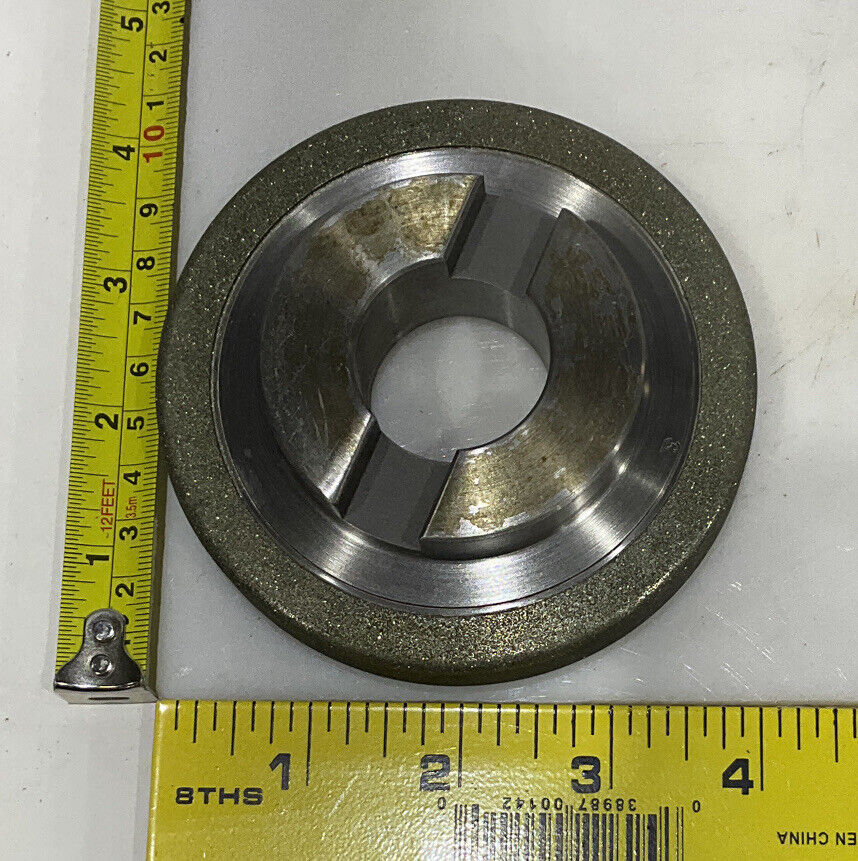 CONTINENTAL DIAMOND TOOL REPLATE 4" OD 120/140 GRIT 238761-2 GRINDING WHEEL 678