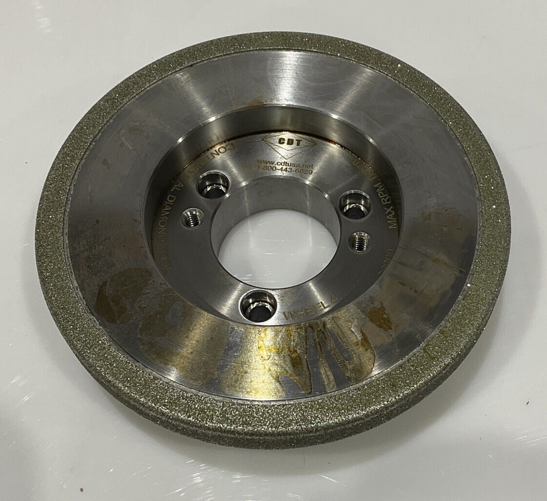 CONTINENTAL DIAMOND TOOL 196200 5.795" DIAMETER 60/80 GRIT GRINDING WHEEL 678