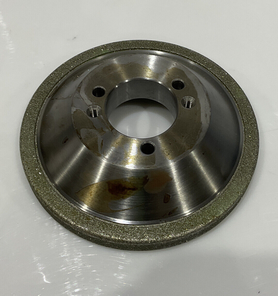 CONTINENTAL DIAMOND TOOL 196200 5.795" DIAMETER 60/80 GRIT GRINDING WHEEL 678