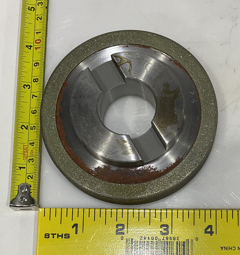 CONTINENTAL DIAMOND TOOL REPLATE 120/140 GRIT 4" OD 238761-2 GRINDING WHEEL 678