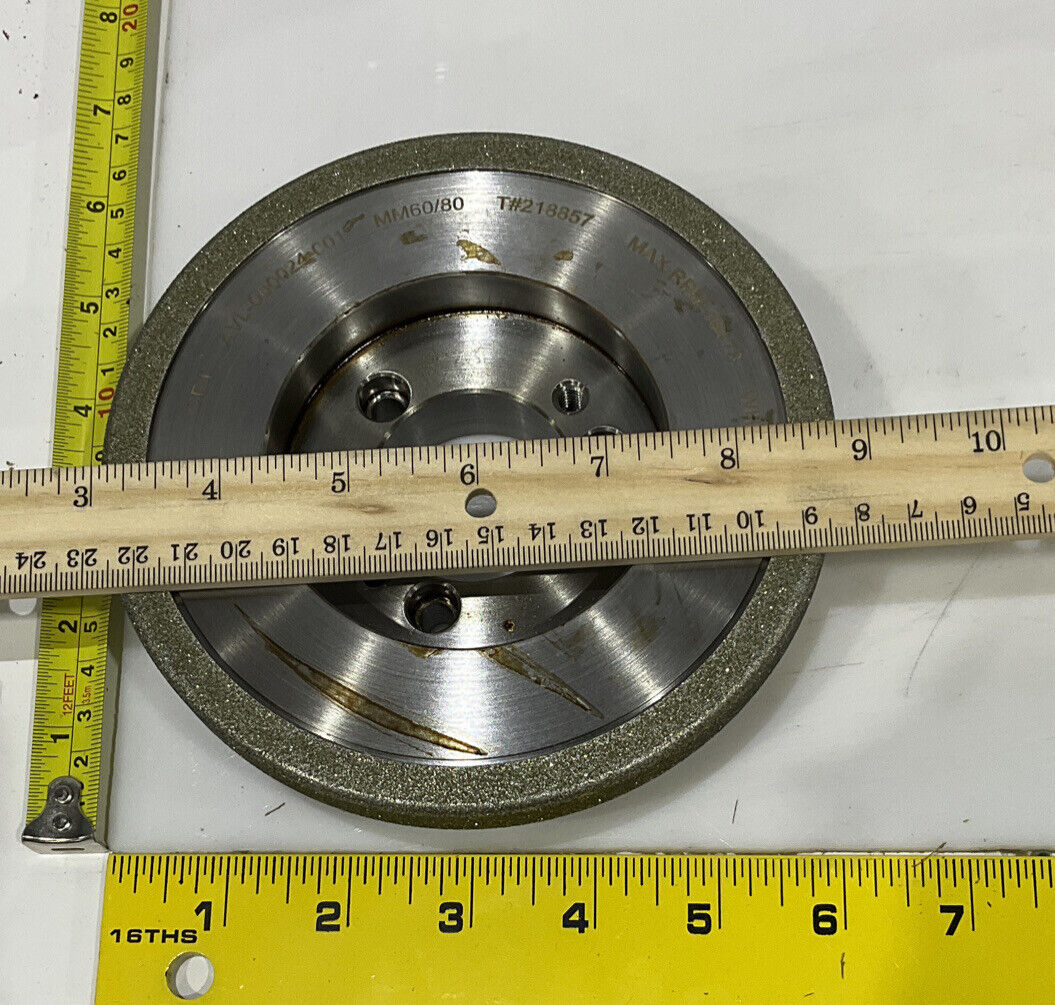 CONTINENTAL DIAMOND TOOL 218857 60/80 GRIT 5.795” DIAMETER GRINDING WHEEL