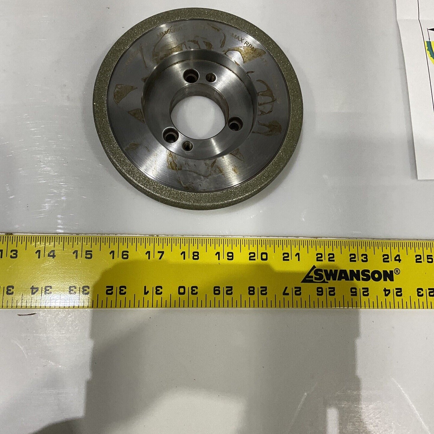 CONTINENTAL DIAMOND TOOL 218857 60/80 GRIT 5.795” DIAMETER GRINDING WHEEL
