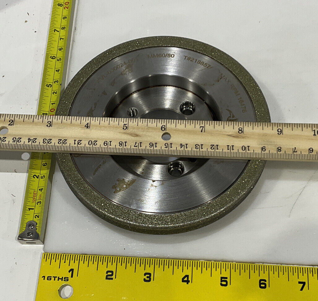 CONTINENTAL DIAMOND TOOL 218857 60/80 GRIT 5.795” DIAMETER GRINDING WHEEL