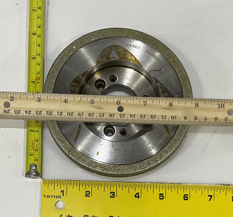 CONTINENTAL DIAMOND TOOL 218857 60/80 GRIT 5.795” DIAMETER GRINDING WHEEL